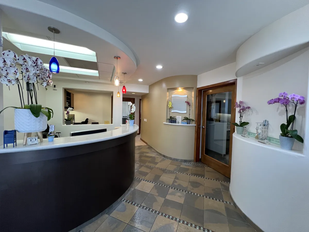 Welcome to our modern front desk